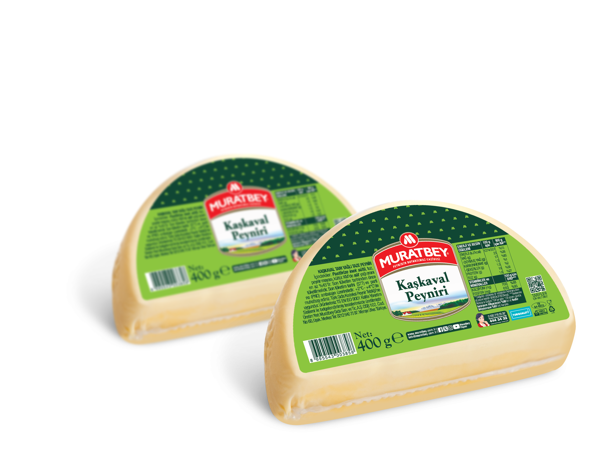 Muratbey Kaşkaval Peyniri 400 gr