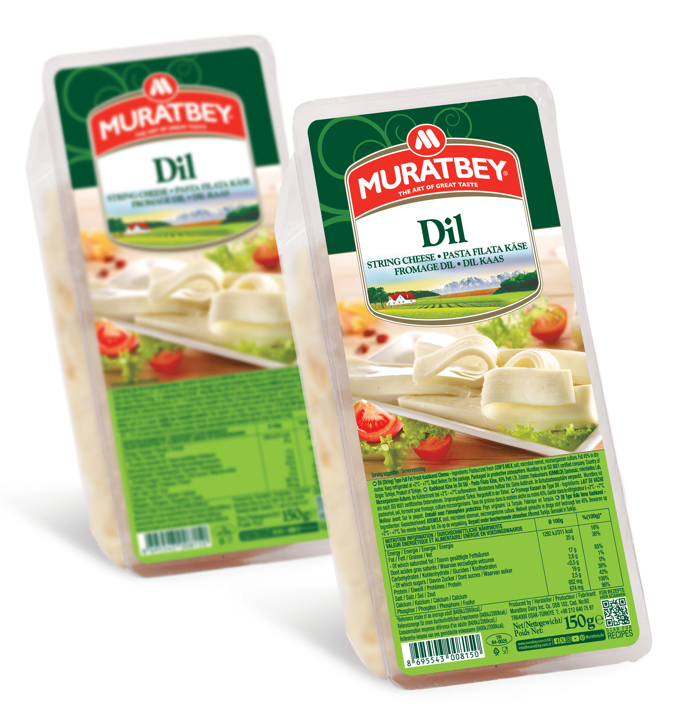 Streifenkäse  150 gr