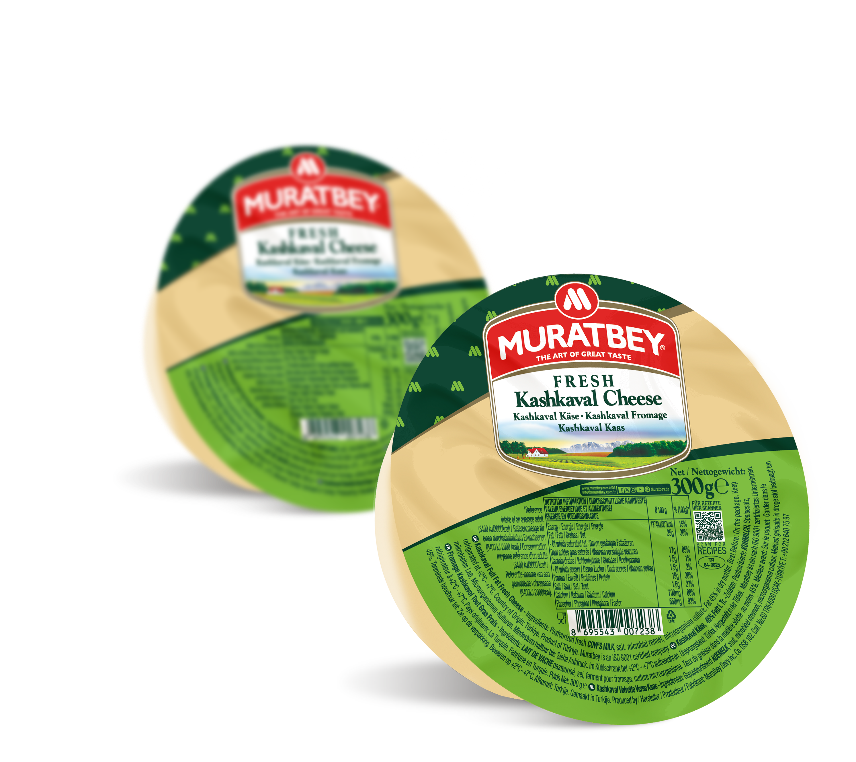 Fresh Kashkaval Käse 300 gr