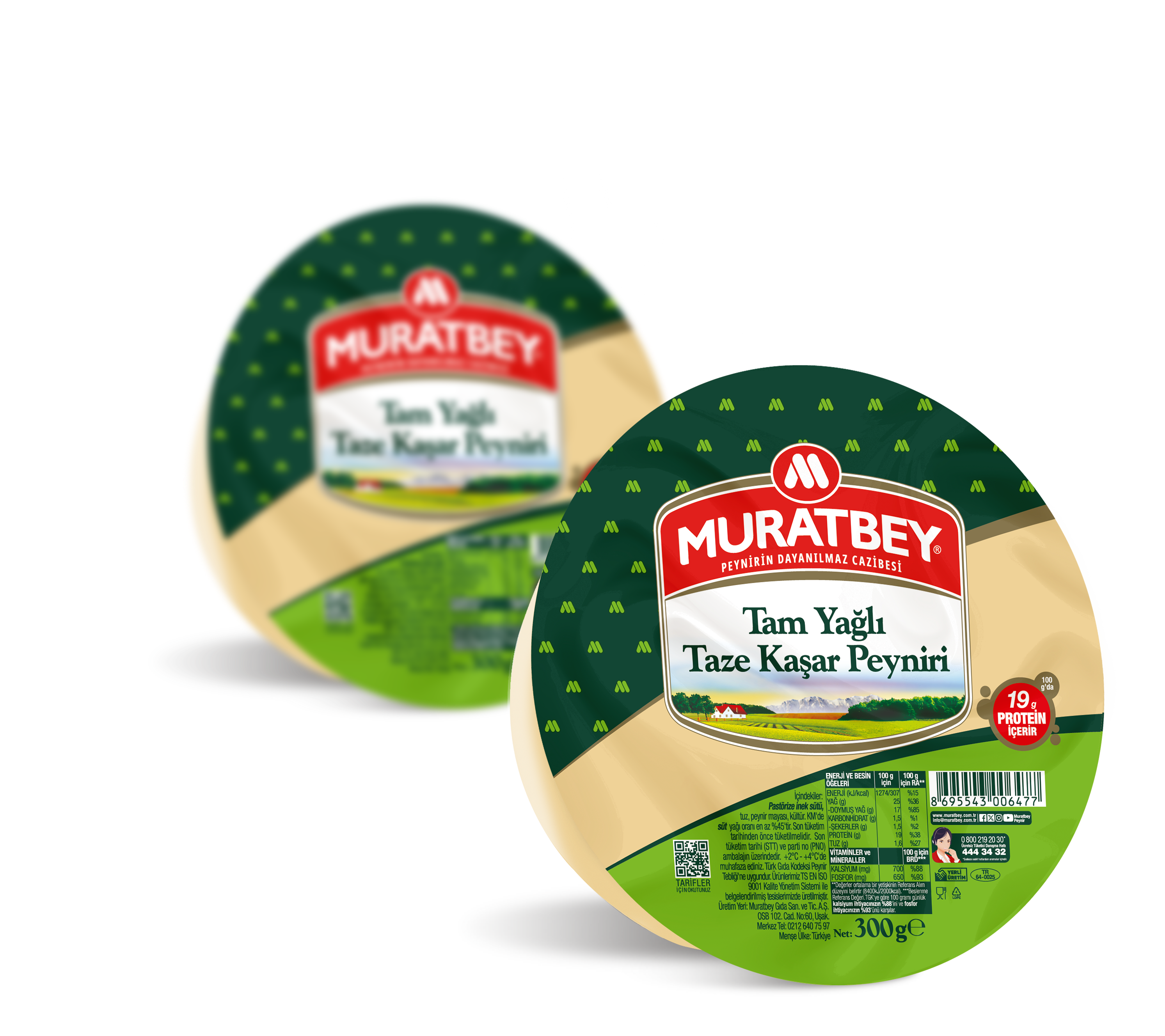 Muratbey Taze Kaşar 300 gr